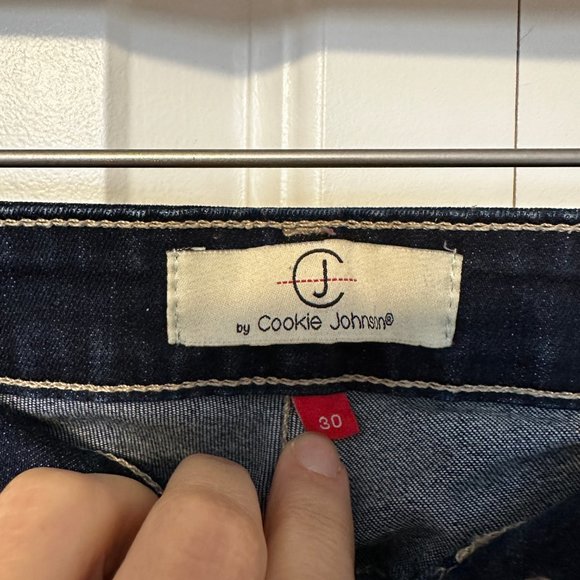 Cookie Johnson 'Honor Roll Up Bermuda' Denim Short - Picture 2 of 3